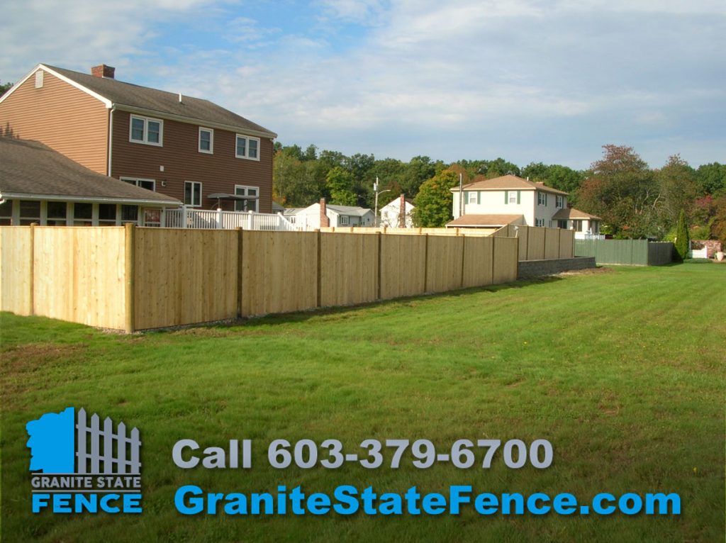 cedar fencing, wood fence installation, methuenMA,