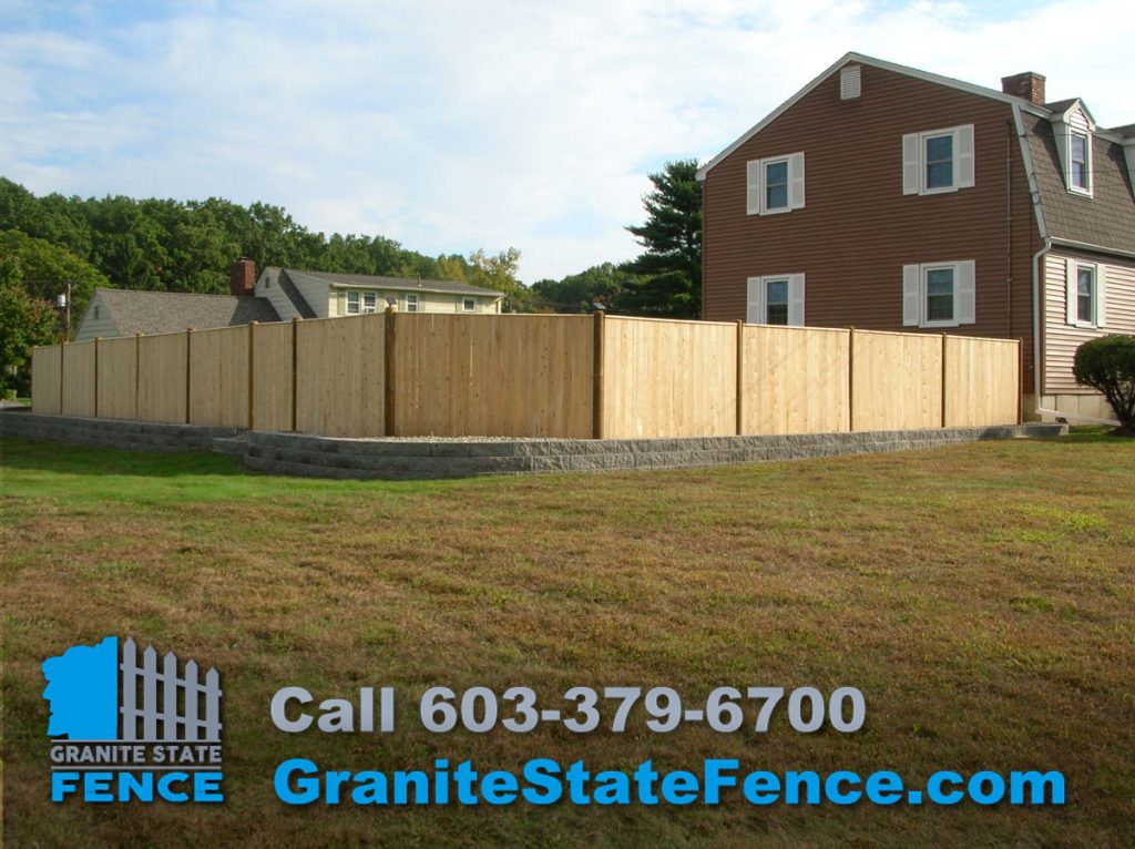 cedar fencing, wood fence installation, methuenMA,