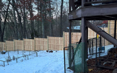 Cedar Fencing Installation in Nashua, NH