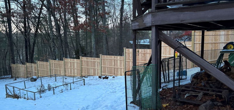 Cedar Fencing Installation in Nashua, NH
