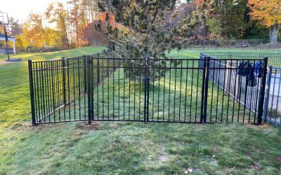Aluminum Fencing installed in Bedford, NH.