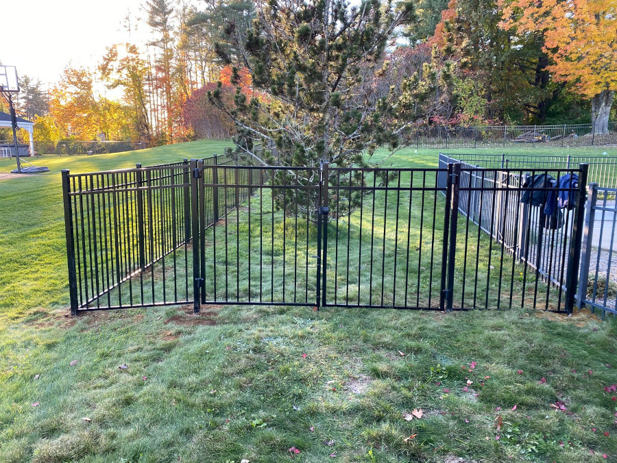 Aluminum Fencing installed in Bedford, NH.