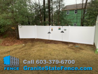 Fence Installation / Vinyl Fence / Privacy Fencing in Litchfield NH.