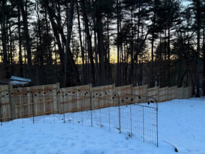 Cedar Fencing Installation in Nashua, NH