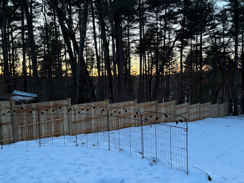 Cedar Fencing Installation in Nashua, NH