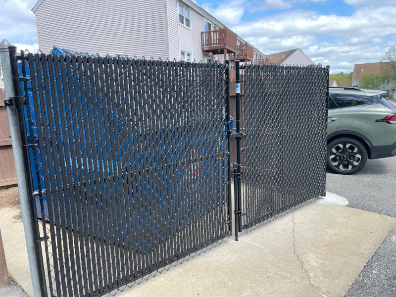 Dumpster Enclosure installed in Manchester, NH.