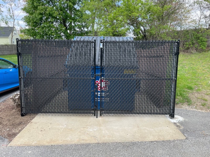 Dumpster Enclosure installed in Manchester, NH.