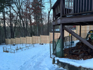 Cedar Fencing Installation in Nashua, NH