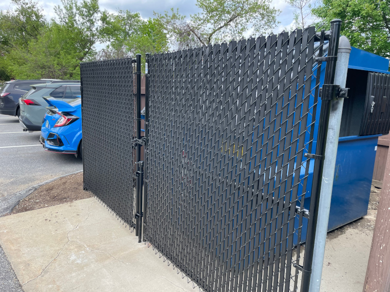Dumpster Enclosure installed in Manchester, NH.