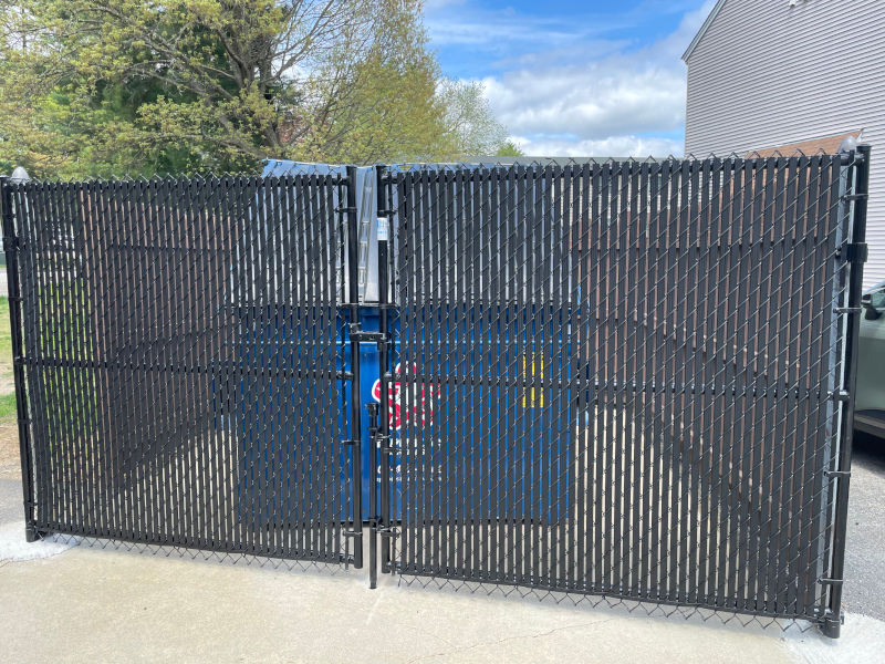 Dumpster Enclosure installed in Manchester, NH.