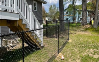 Chain Link Fence installation in Hudson NH