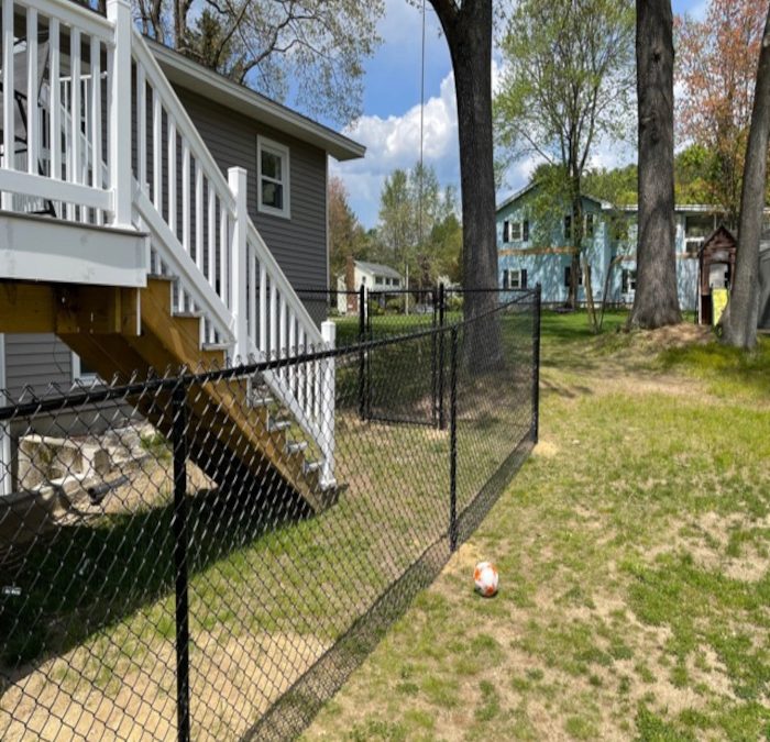 Chain Link Fence installation in Hudson NH