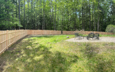 Cedar Board Fencing with Custom Gates installed in Amherst, NH