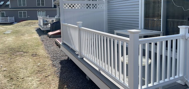 Vinyl Privacy Panel Fence Installation in Londonderry, NH