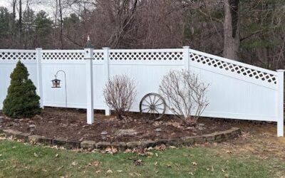 White Vinyl Fence Installation in Hudson, NH