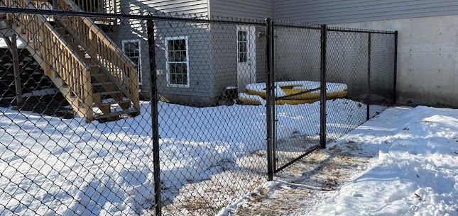 Black Chain Link Fence Installation in Salem, NH
