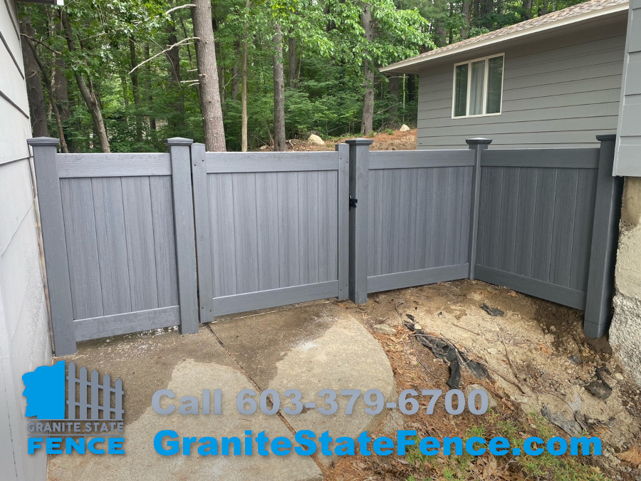 Certainteed Privacy Fence installed in Nashua, NH.