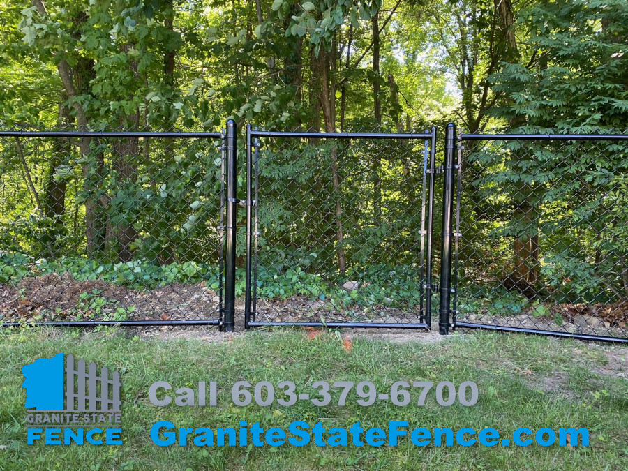 Chain Link Fence for Puppy installed in Nashua, NH