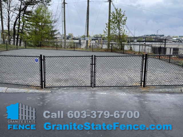 Commercial Chain Link Fencing for Dog Park in Nashua, NH.