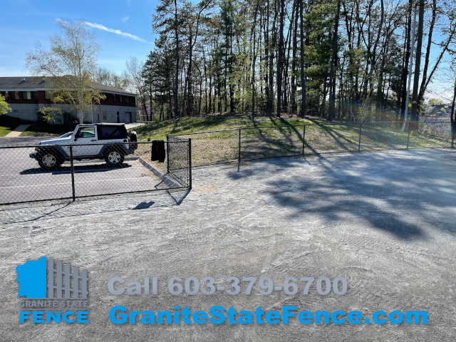 Commercial Chain Link Fencing for Dog Park in Nashua, NH.
