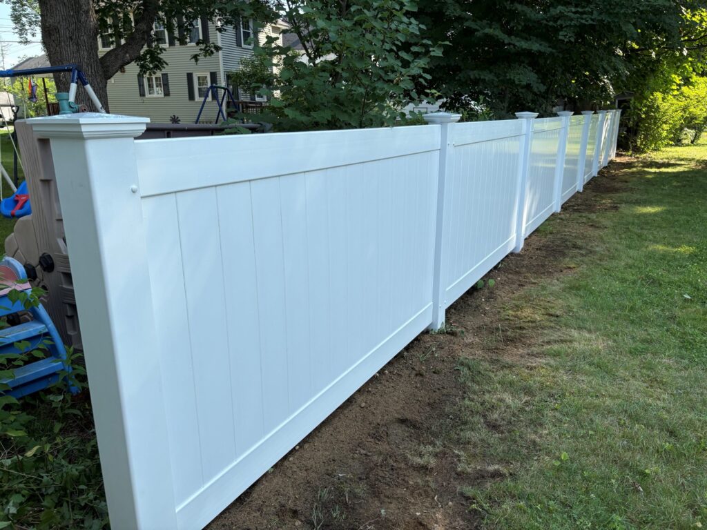 Vinyl Privacy Fence Installation in Hudson, NH