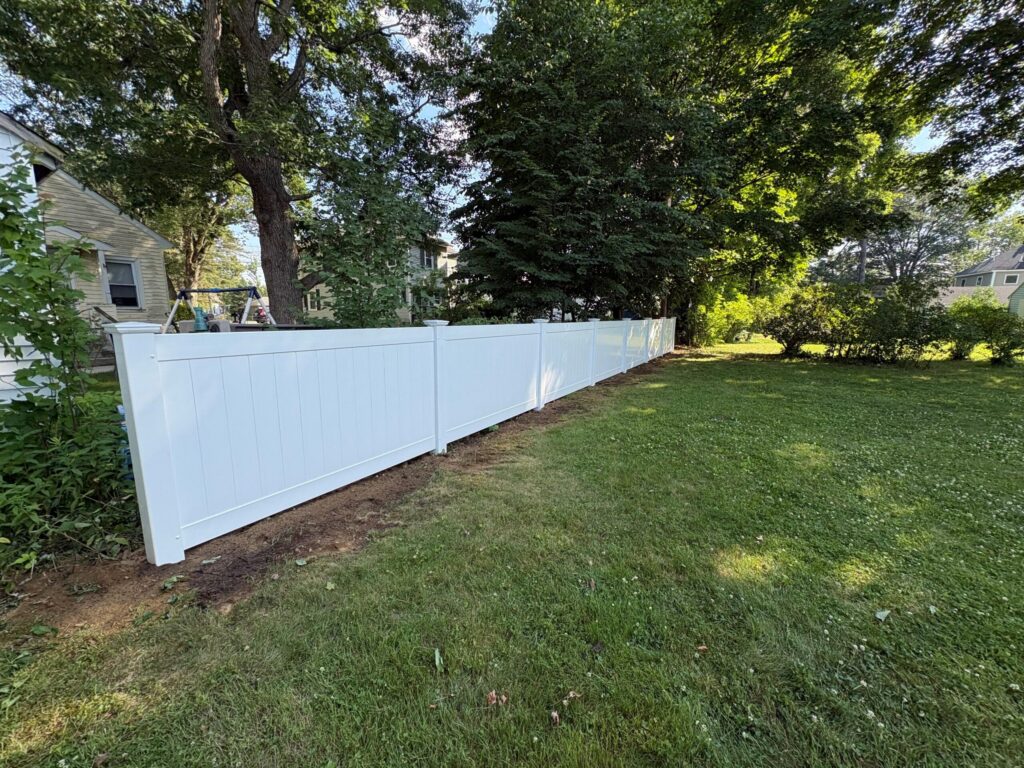 Vinyl Privacy Fence Installation in Hudson, NH