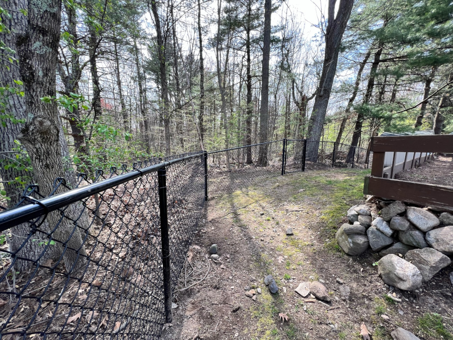 Chain Link Fence installed in Salem, NH.