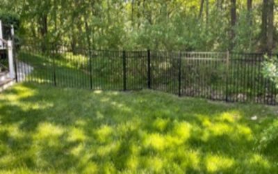 Aluminum Fence installed in Hudson, NH