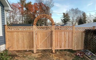 Cedar Privacy Fencing Installation in Derry, NH