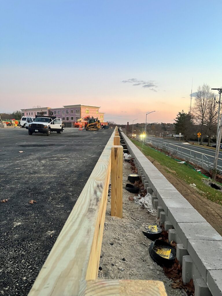 Commercial Wood Guardrail Installation in Beverly, MA