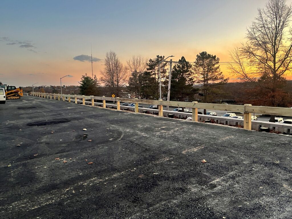 Commercial Wood Guardrail Installation in Beverly, MA