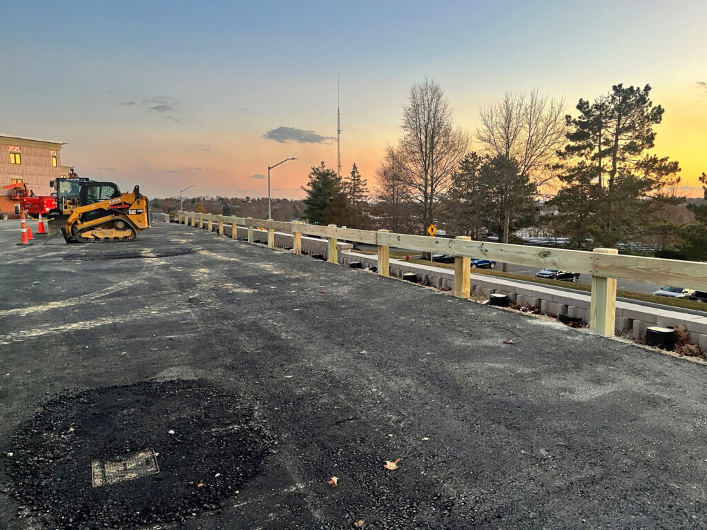 Commercial Wood Guardrail Installation in Beverly, MA