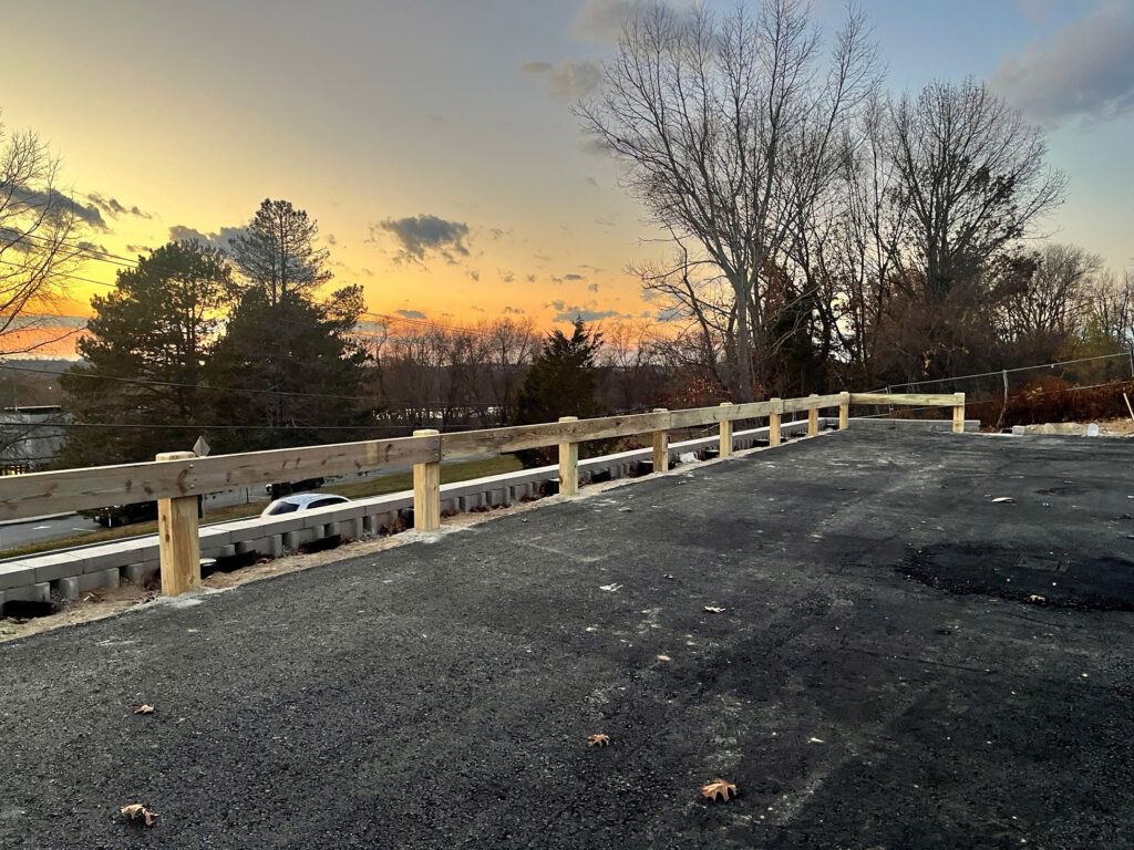 Commercial Wood Guardrail Installation in Beverly, MA