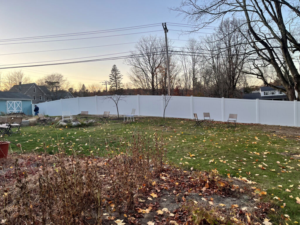Privacy Vinyl Fence Installation in Londonderry, NH