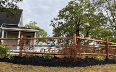 Split Rail fence installed in Newbury, NH
