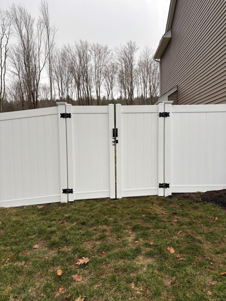 Vinyl Privacy Fence Installation in Chester, NH