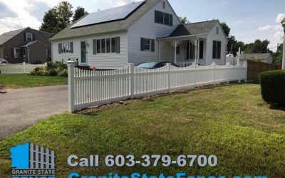 Fence Installation / Vinyl Fence / Picket Fence in Dracut, MA