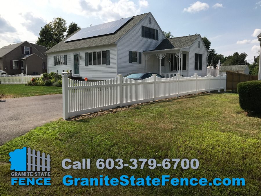 Fence Installation / Vinyl Fence / Picket Fence in Dracut, MA