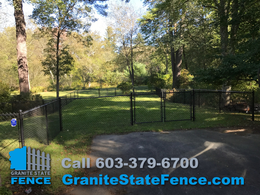 chain link, chainlink fence istallation, granite fence, pelham_nh