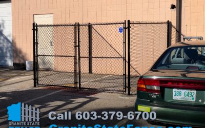 Chain Link Dumpster Enclosure/Chain Link Fencing/Chain Link Storage Area in Nashua, NH