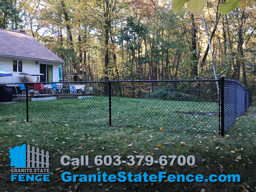 horse and pasture fencing Chain link fences installed in Bedford, NH, chain link fences, vinyl fences, wood fences, bedford_nh, pool fencing,