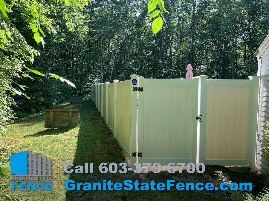 Pool Fence replacement in Derry, NH