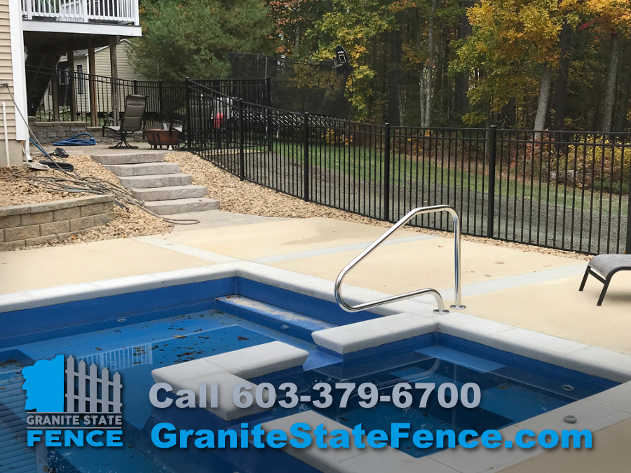 Pool fence contractors in Windham, New Hampshire by Granite State Fence