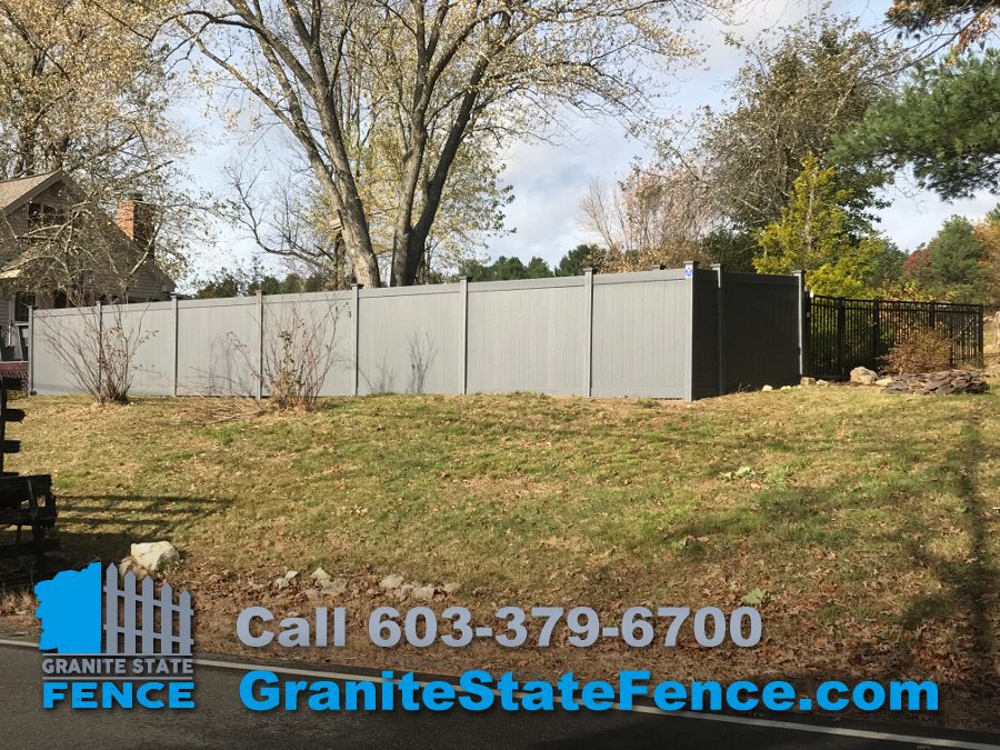 Fence Replacement/Wood Grain Vinyl Fencing in Londonderry, NH