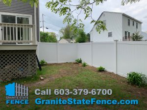 vinyl fence, fence installation, fencing, Nashuah NH