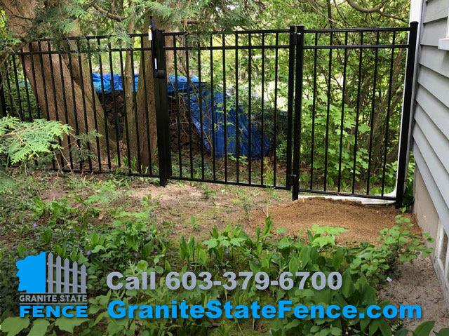 aluminium gates, aluminium fence installation, vinyl fencing, chain link fencing, manchesterNH