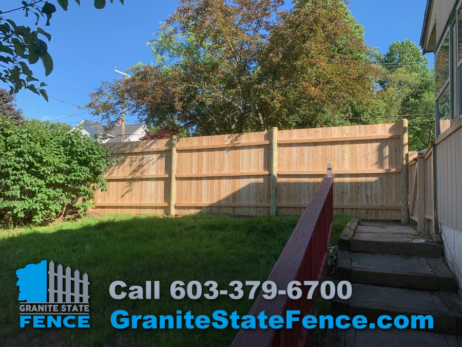 pool fencing, wood fencing, cedar fencing, Nashuah NH