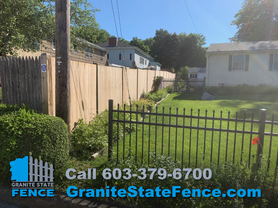 pool fencing, wood fencing, cedar fencing, Nashuah NH