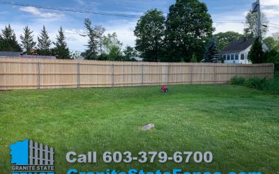 Commercial Fence / Stockade Fencing / Privacy Fence in Goffstown NH