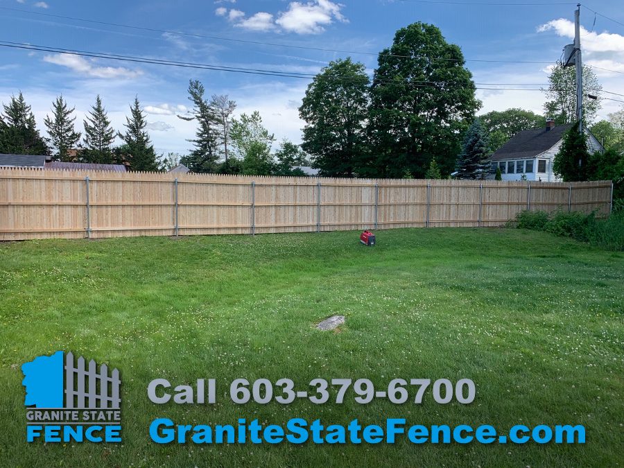 Commercial Fence / Stockade Fencing / Privacy Fence in Goffstown NH